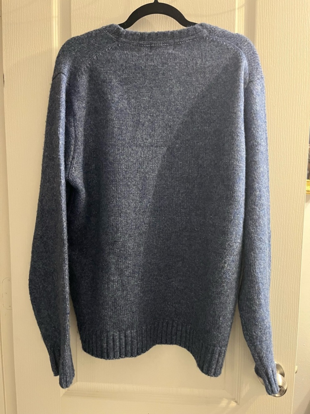 Industry Soft Knit Men's Crewneck Sweater in Blue - Picture 5 of 5